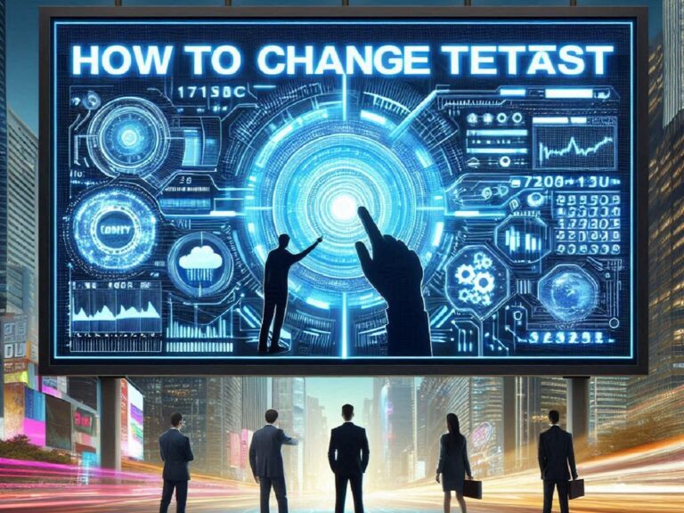 How to Change Text in Led Display Board