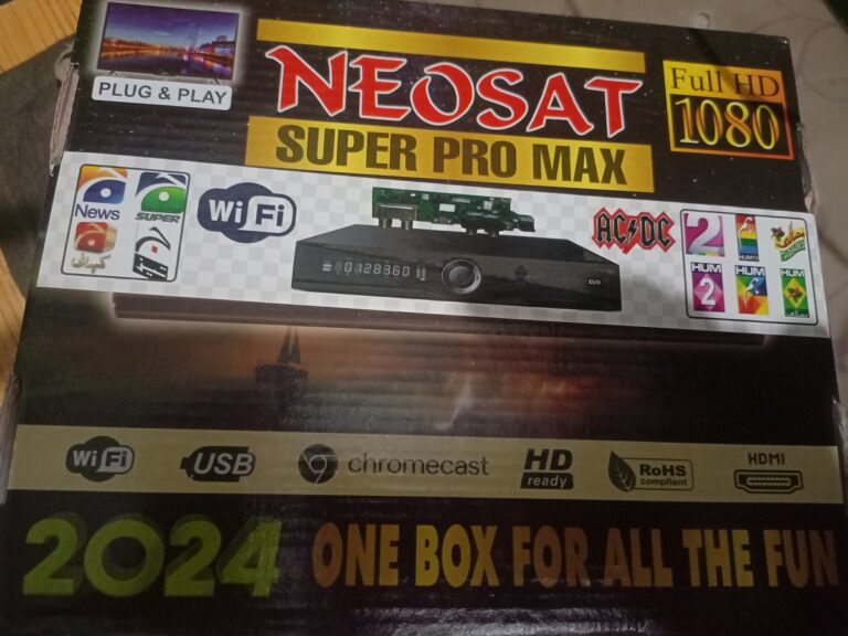 NEOSAT SUPER PRO MAX SOFTWERE
