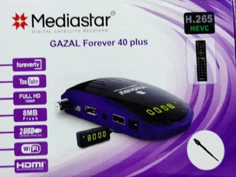 MEDIASTAR MS-GAZAL FOREVER 40 PLUS HD